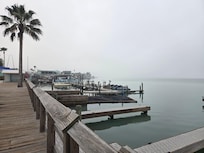 Down at pier on Laguna side. Saw dolphin one am