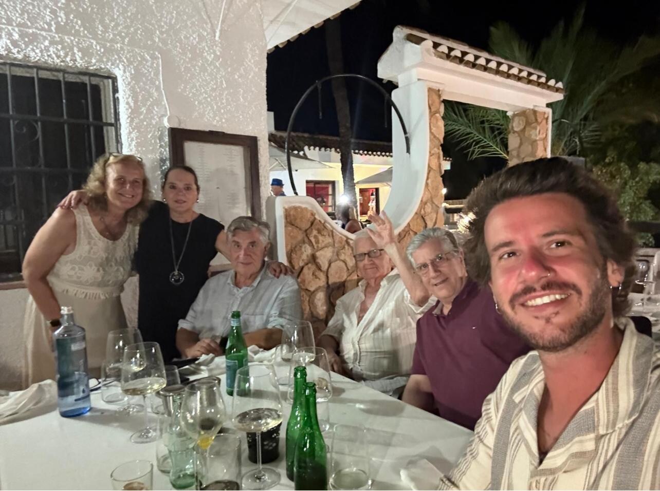 En el restaurante La Rusticana, recomendable. 