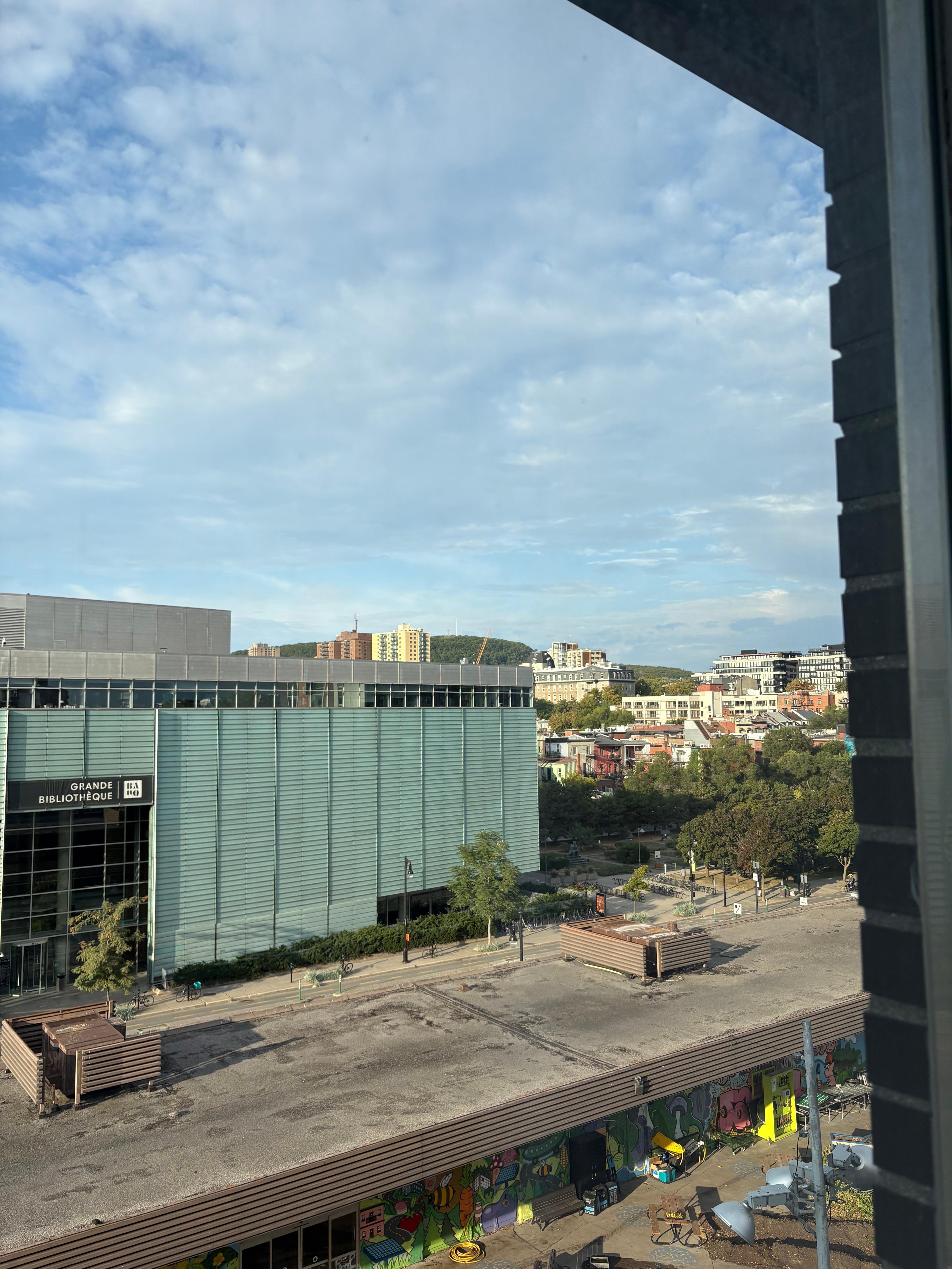 Beautiful Mountain Royal view from window