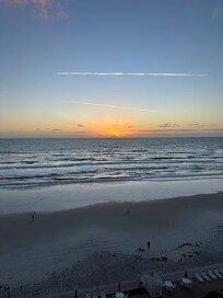 Sunrise from the balcony.