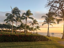 Sunset from the nearby beach