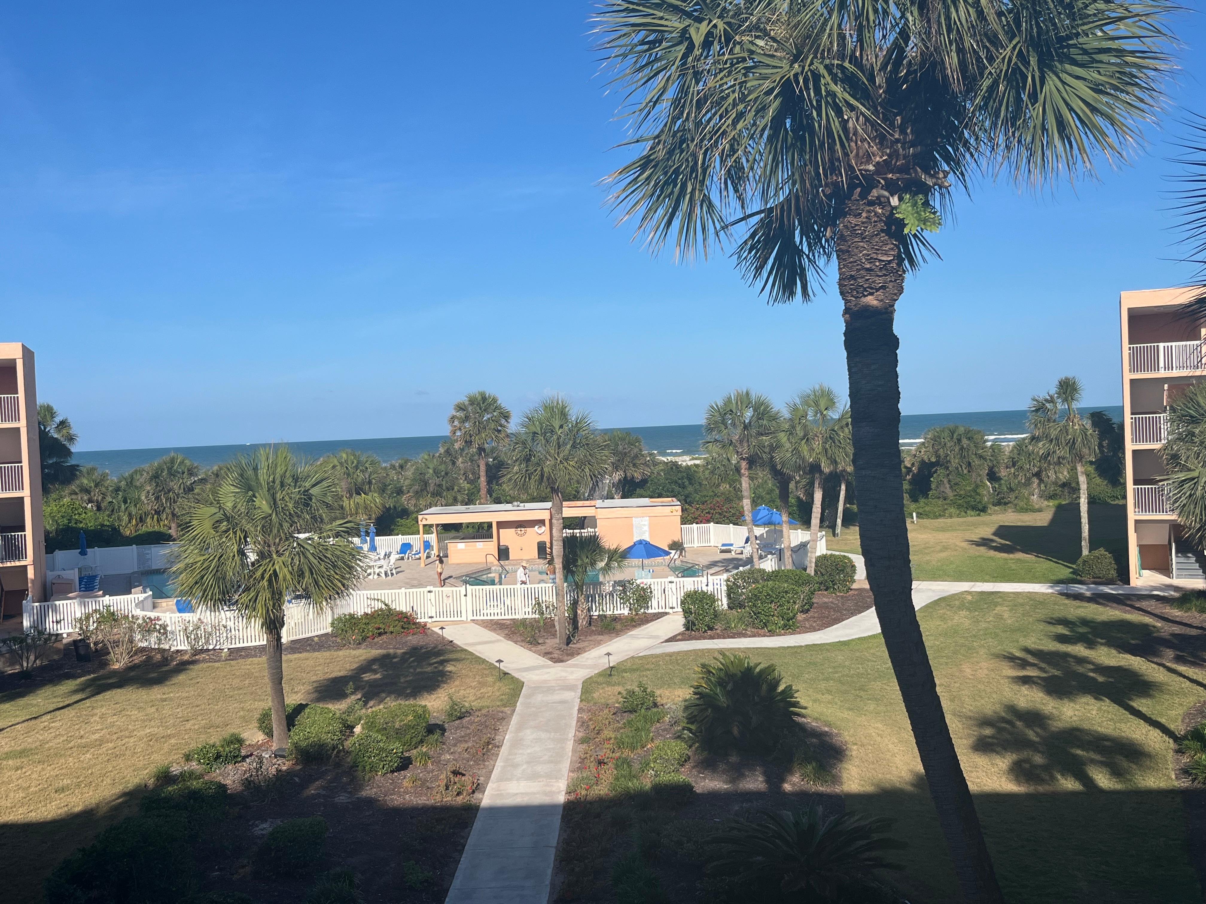 Perfect view from our balcony!