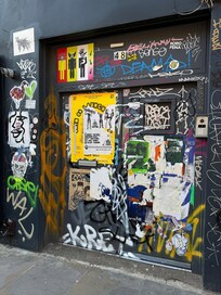 This is the front door to the apartment - the whole neighborhood looked like this.