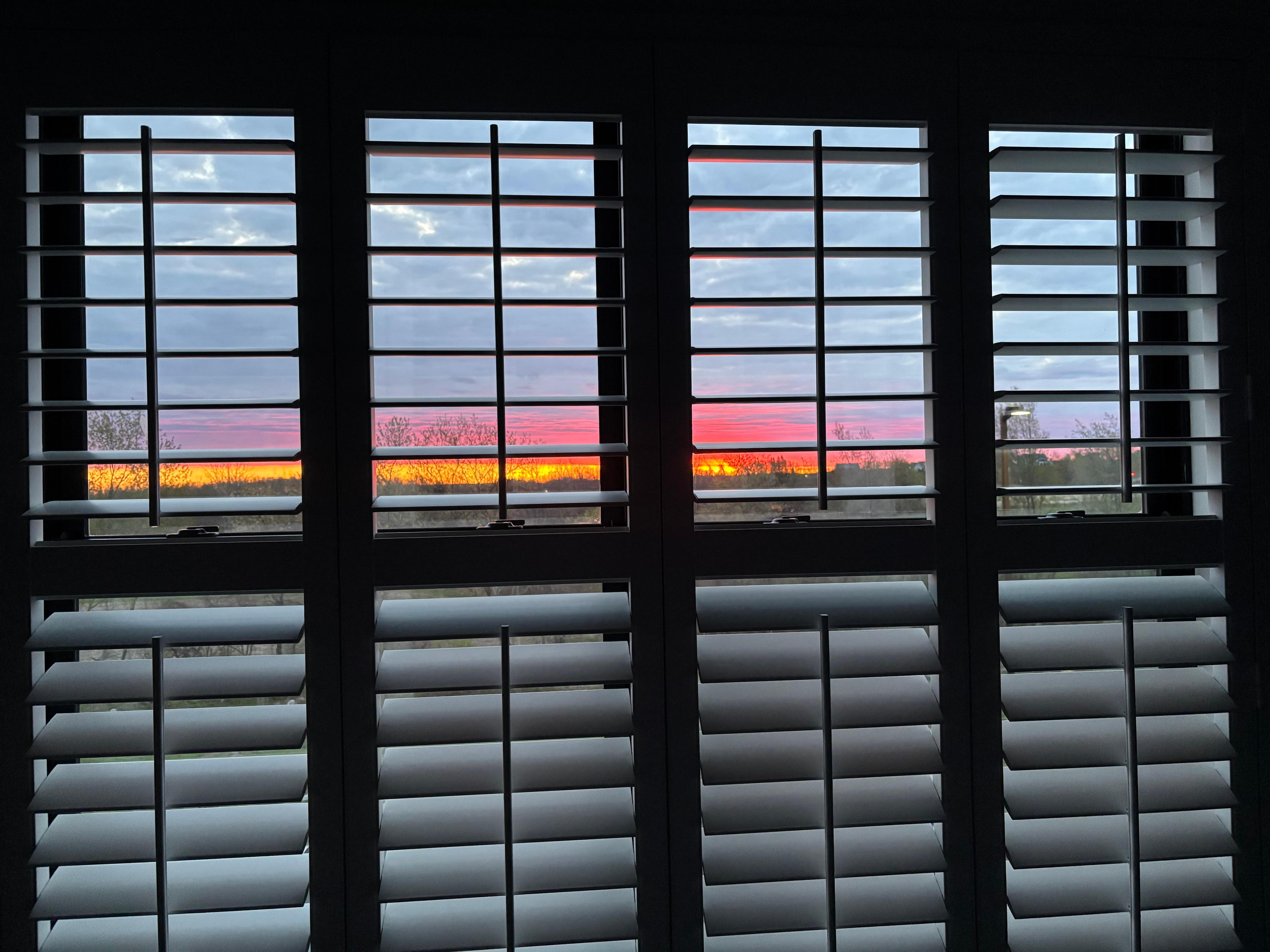 Sunrise from room 256