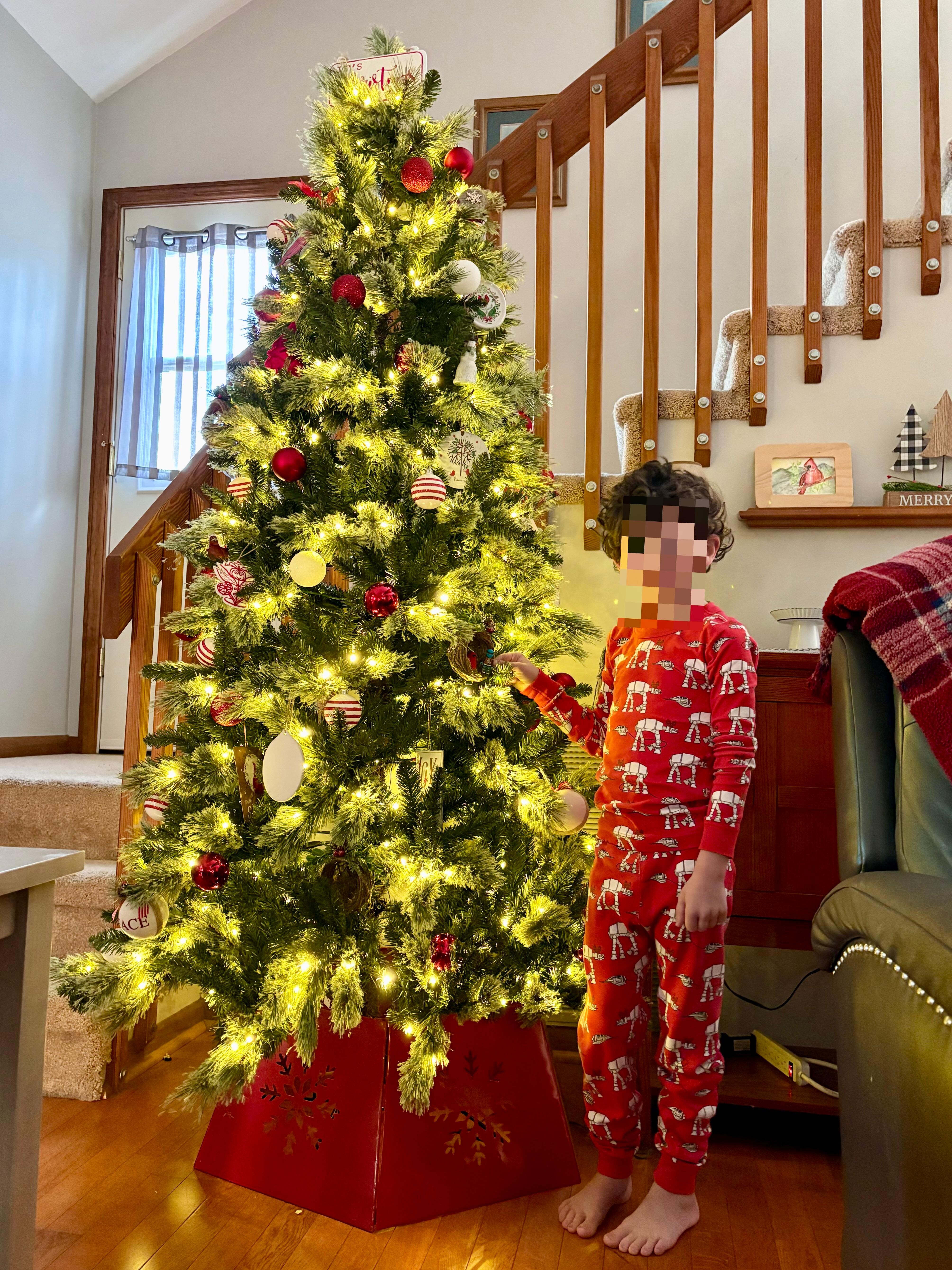 We loved the Christmas decorations!
