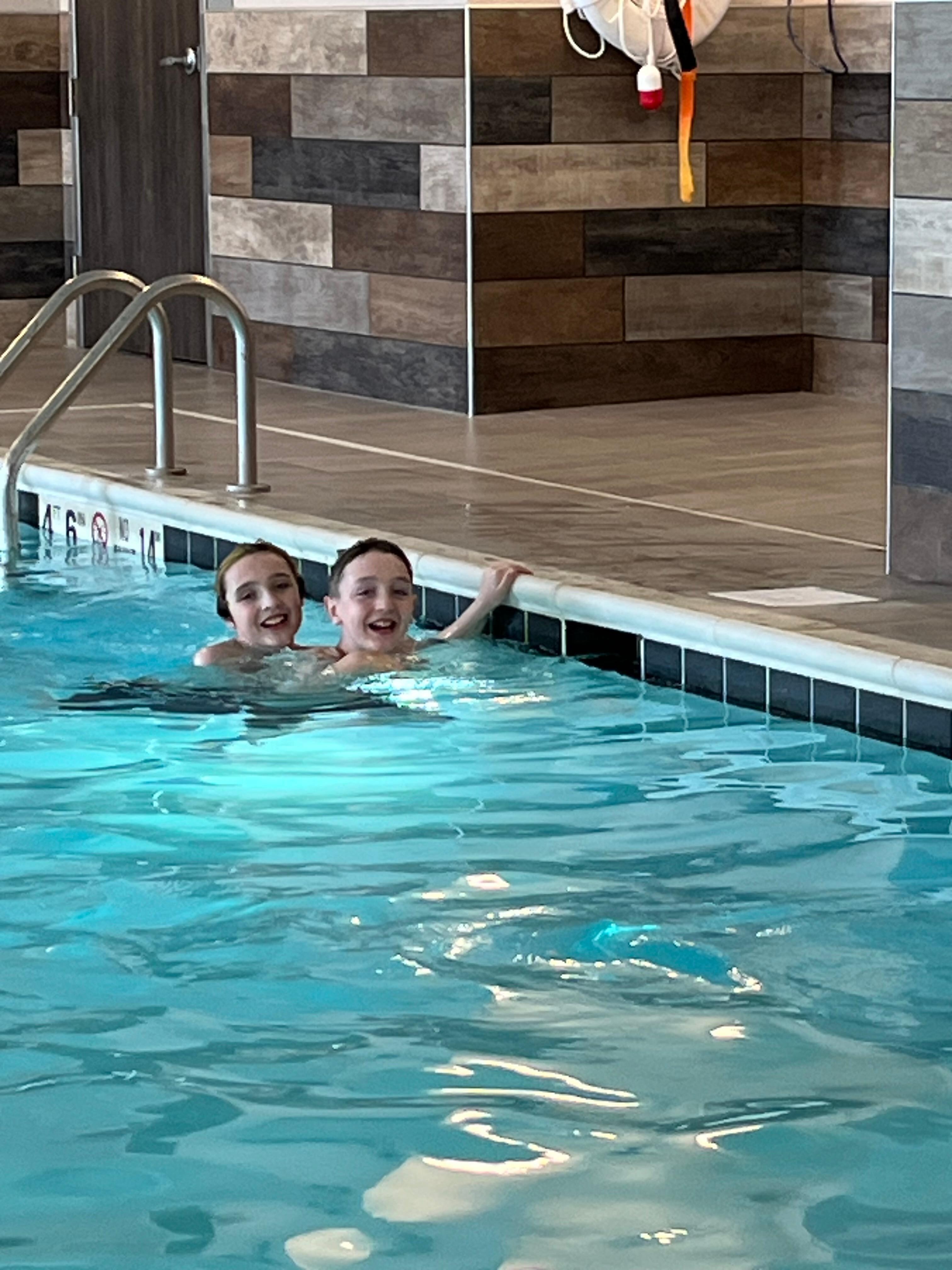 Pool area very fun 