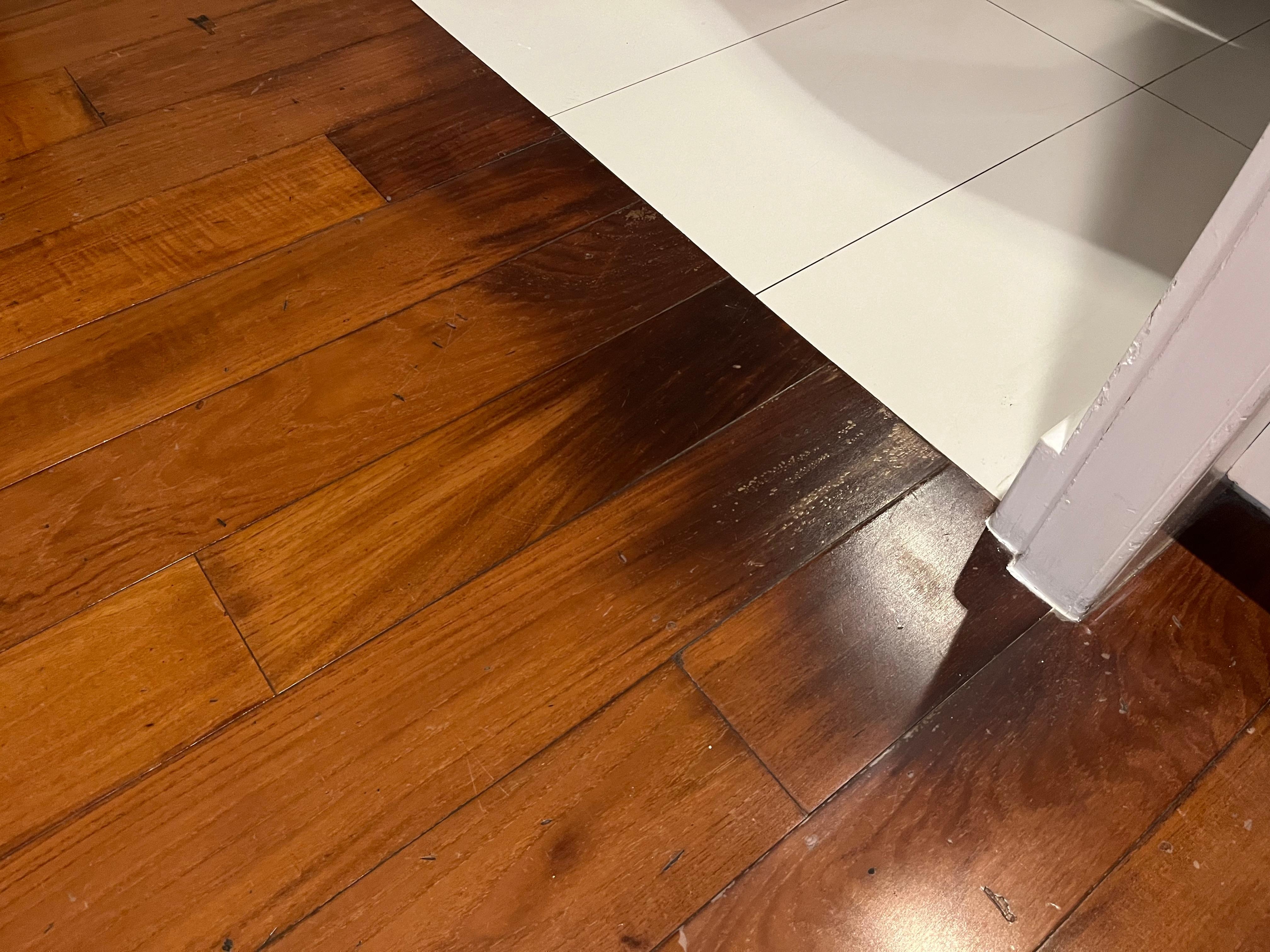 Damaged floor