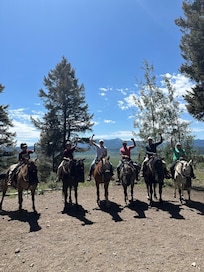 Horse back riding no matter your skill a lot of fun & beautiful area