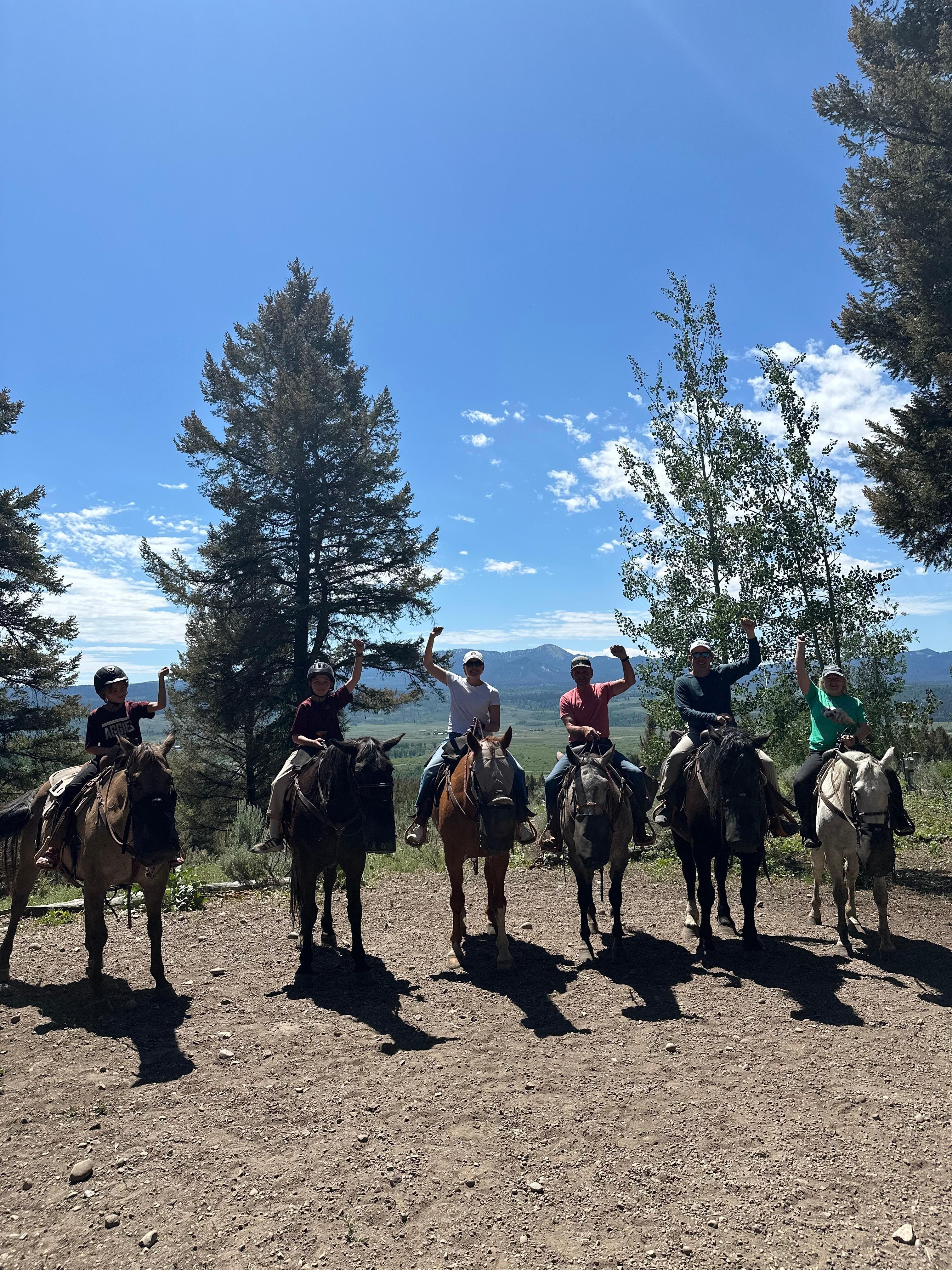 Horse back riding no matter your skill a lot of fun & beautiful area