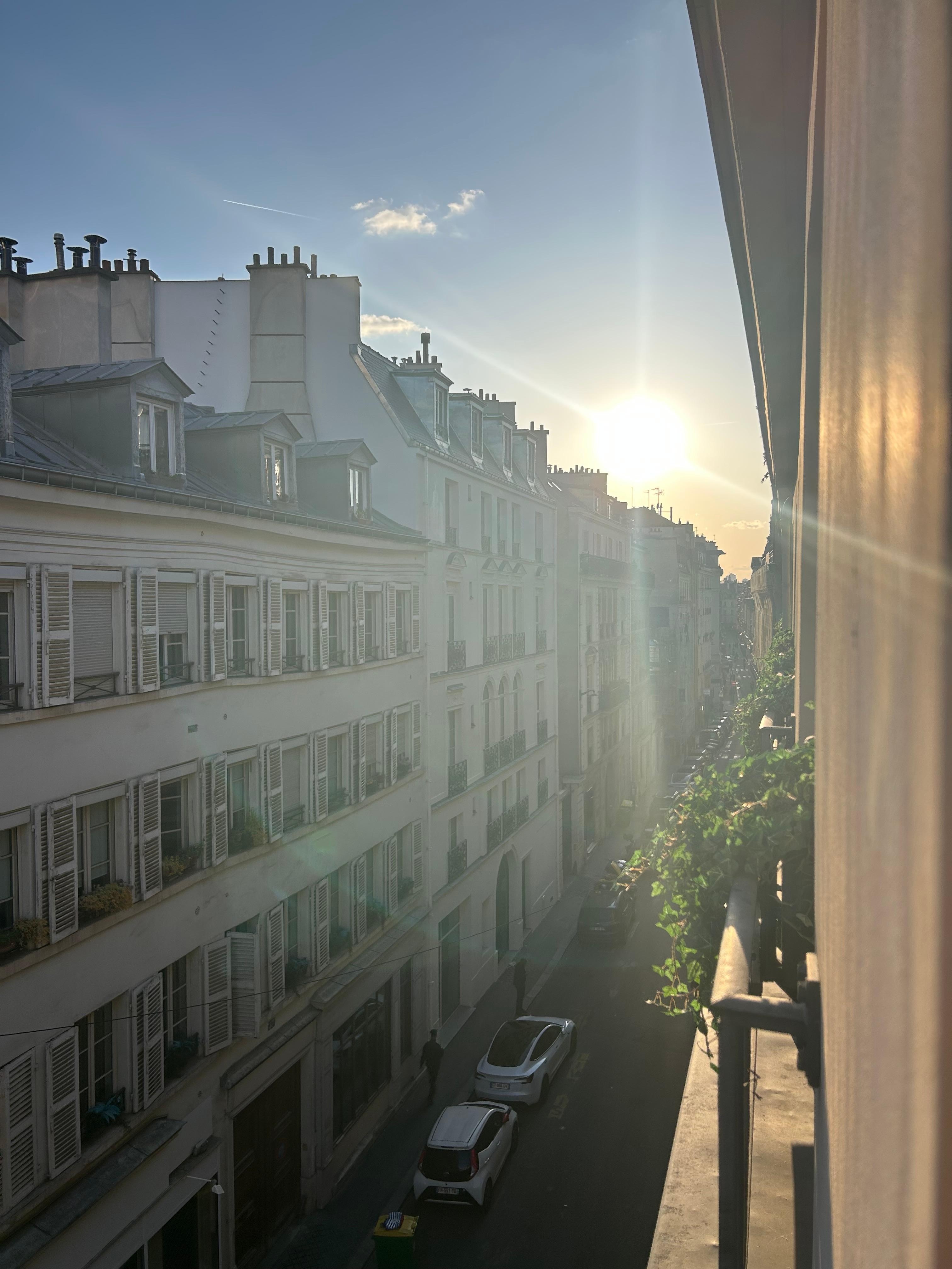 The view from the window 