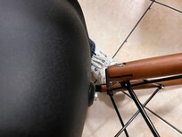 Broken chair, my husband fell over when he sat on it and jarred his back.