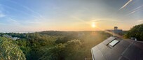 Another sunset panorama from the roof deck