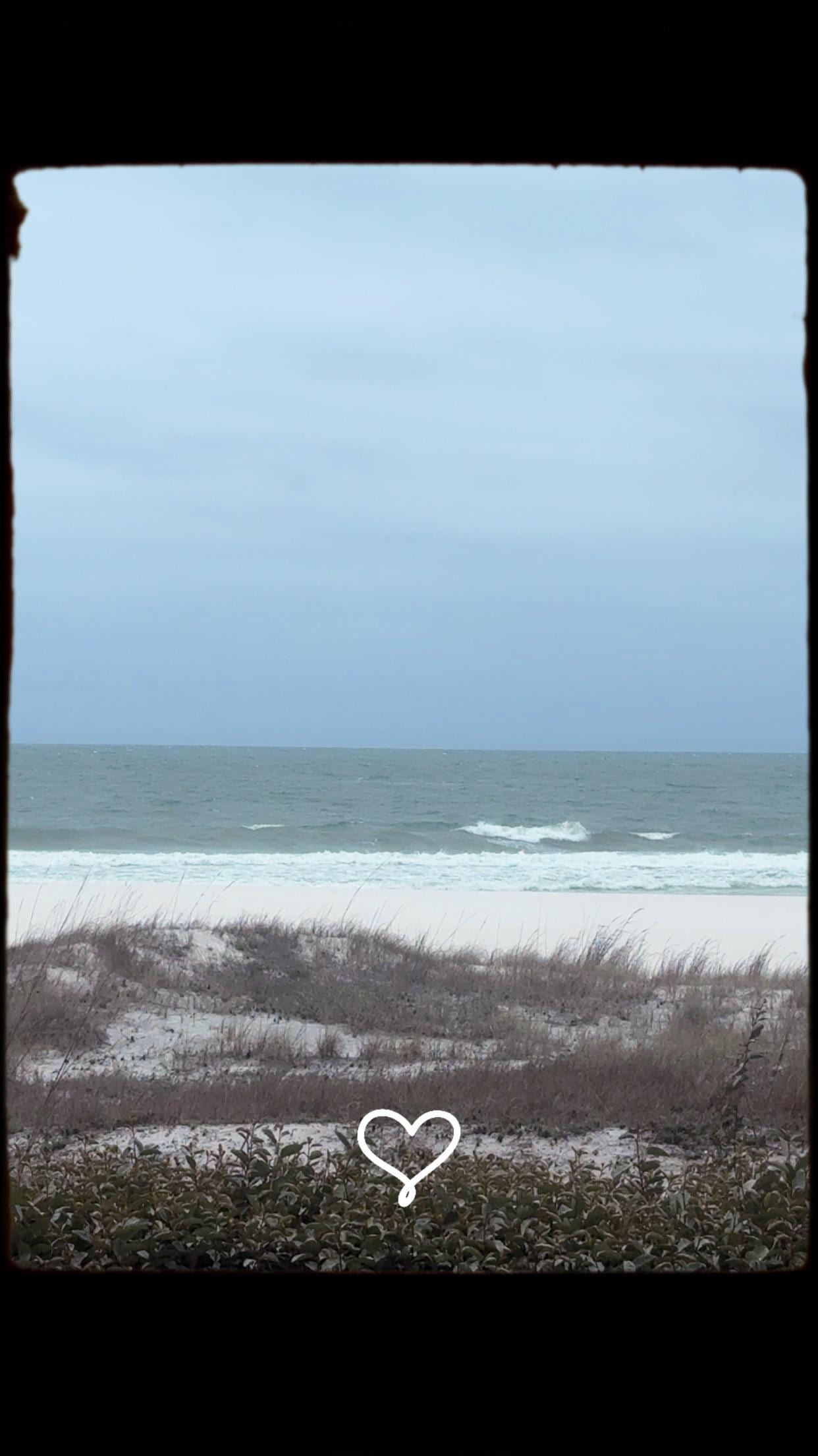 The beach was beautiful 