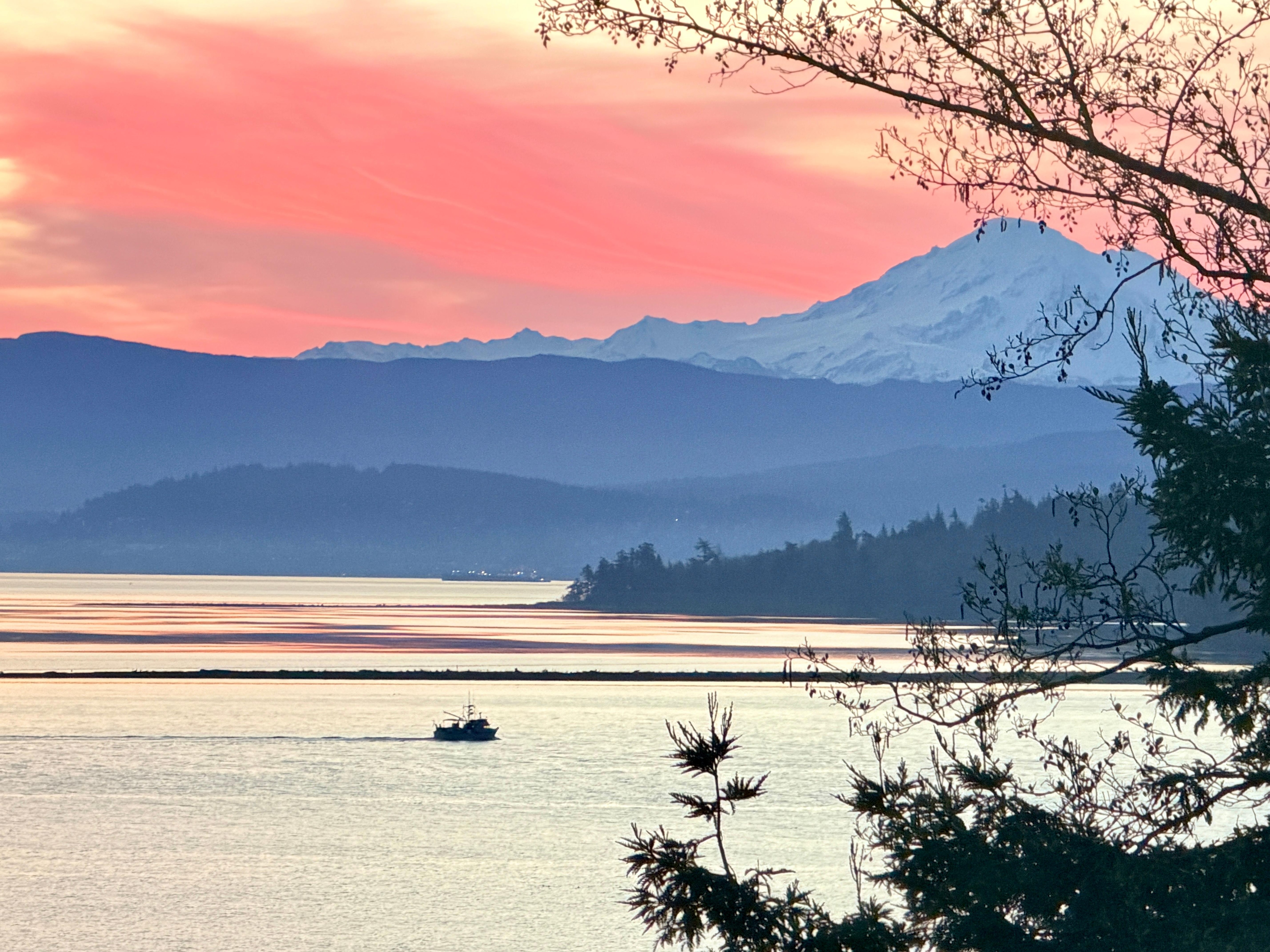 No filter! The view from the main floor at sun rise.