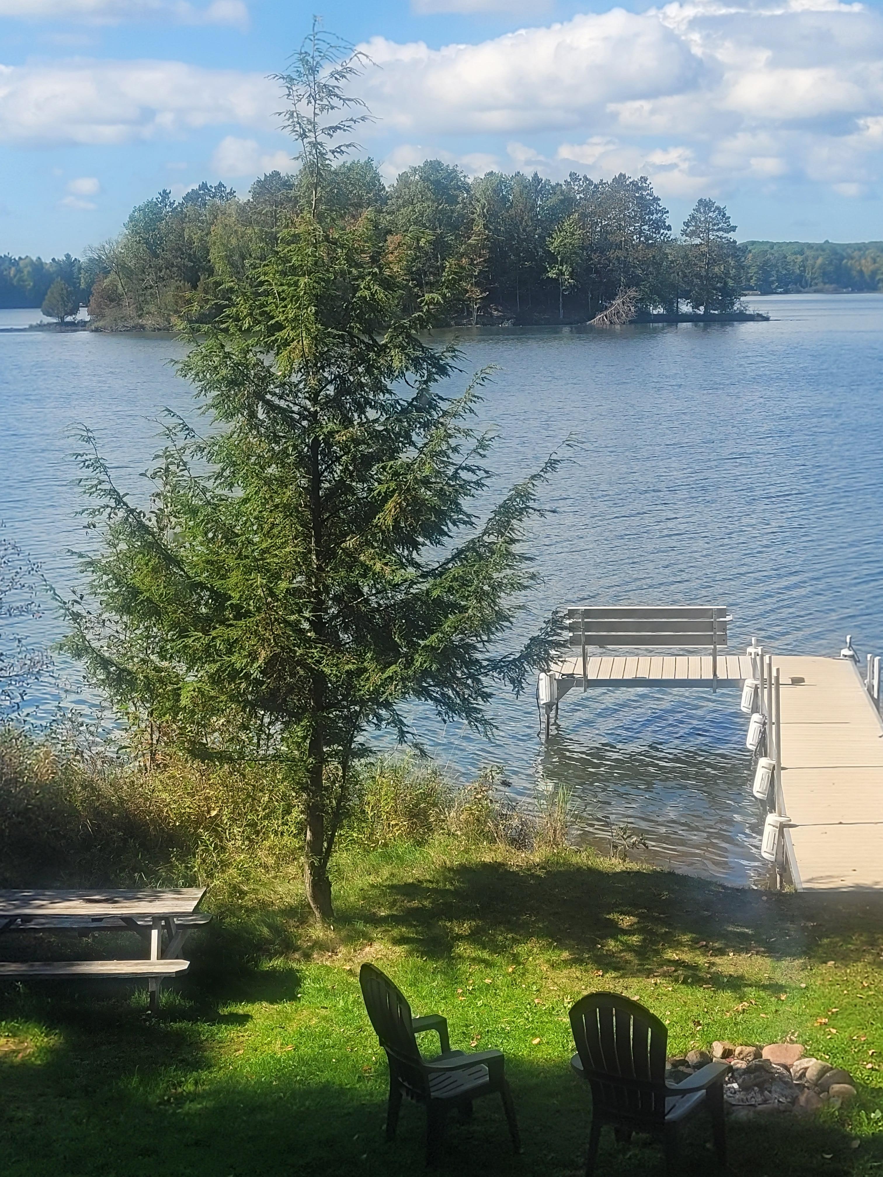 Wonderful day to look at the island.