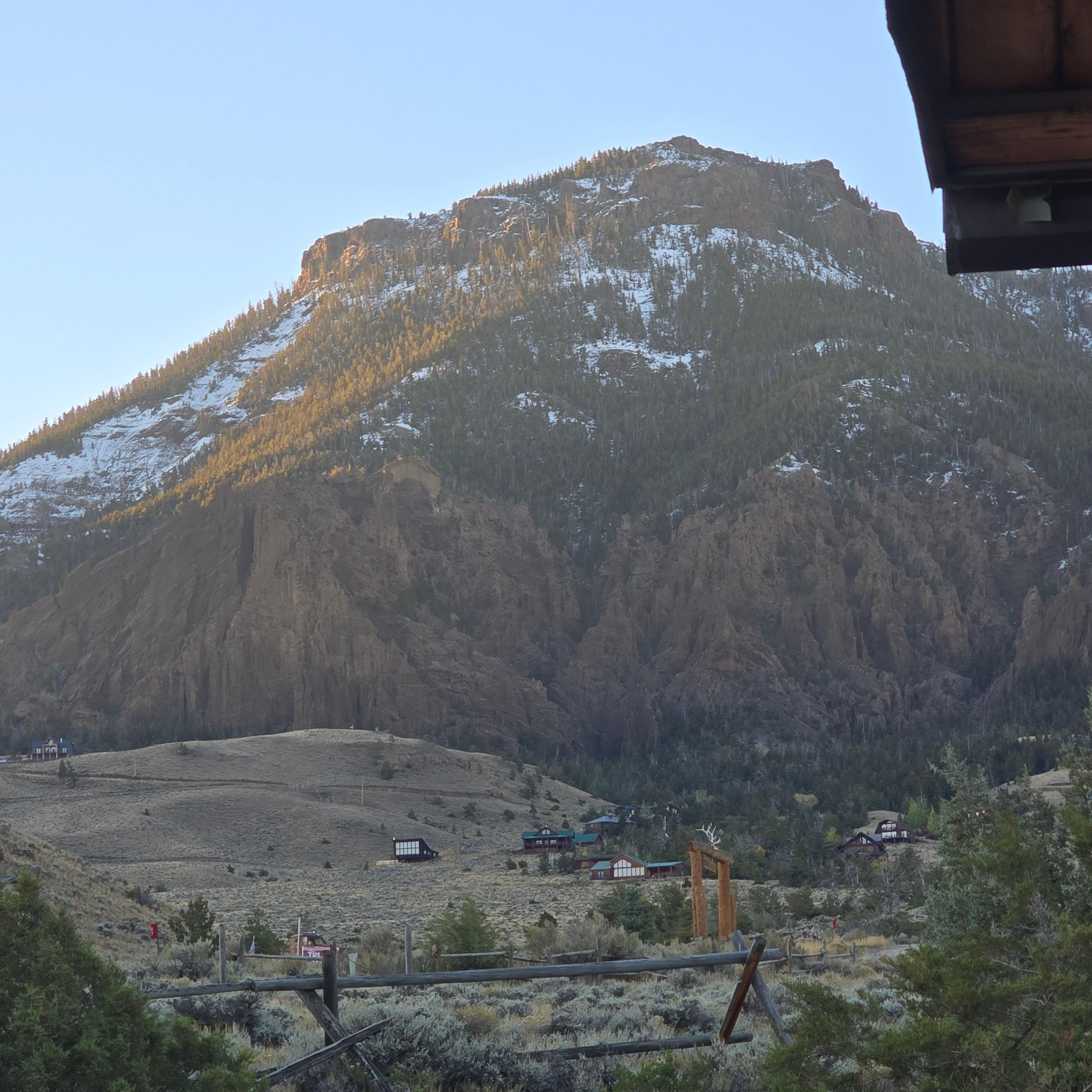 View from the front deck