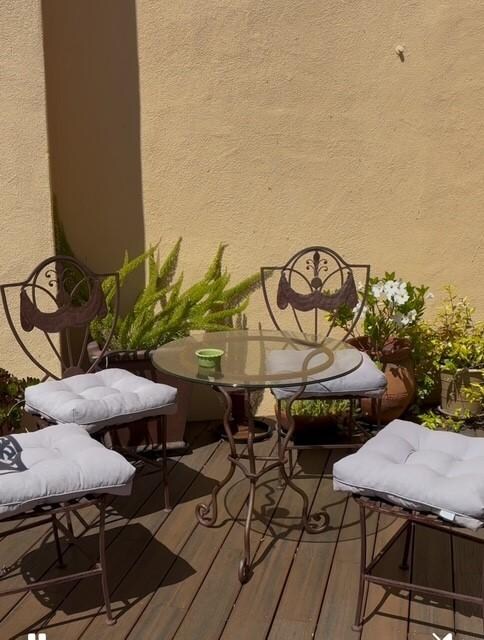 small patio across from our room 