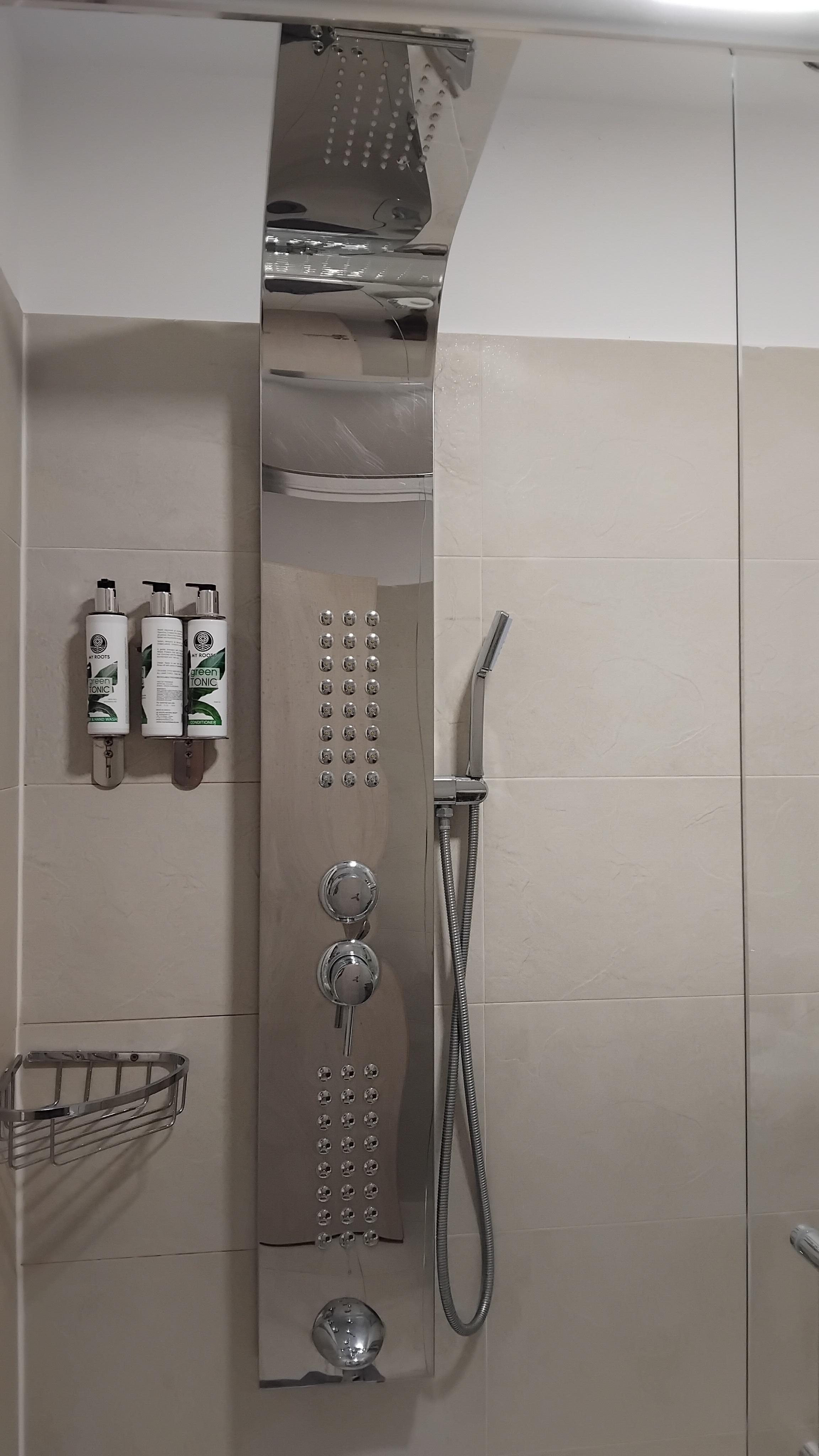 Shower that was the best part!