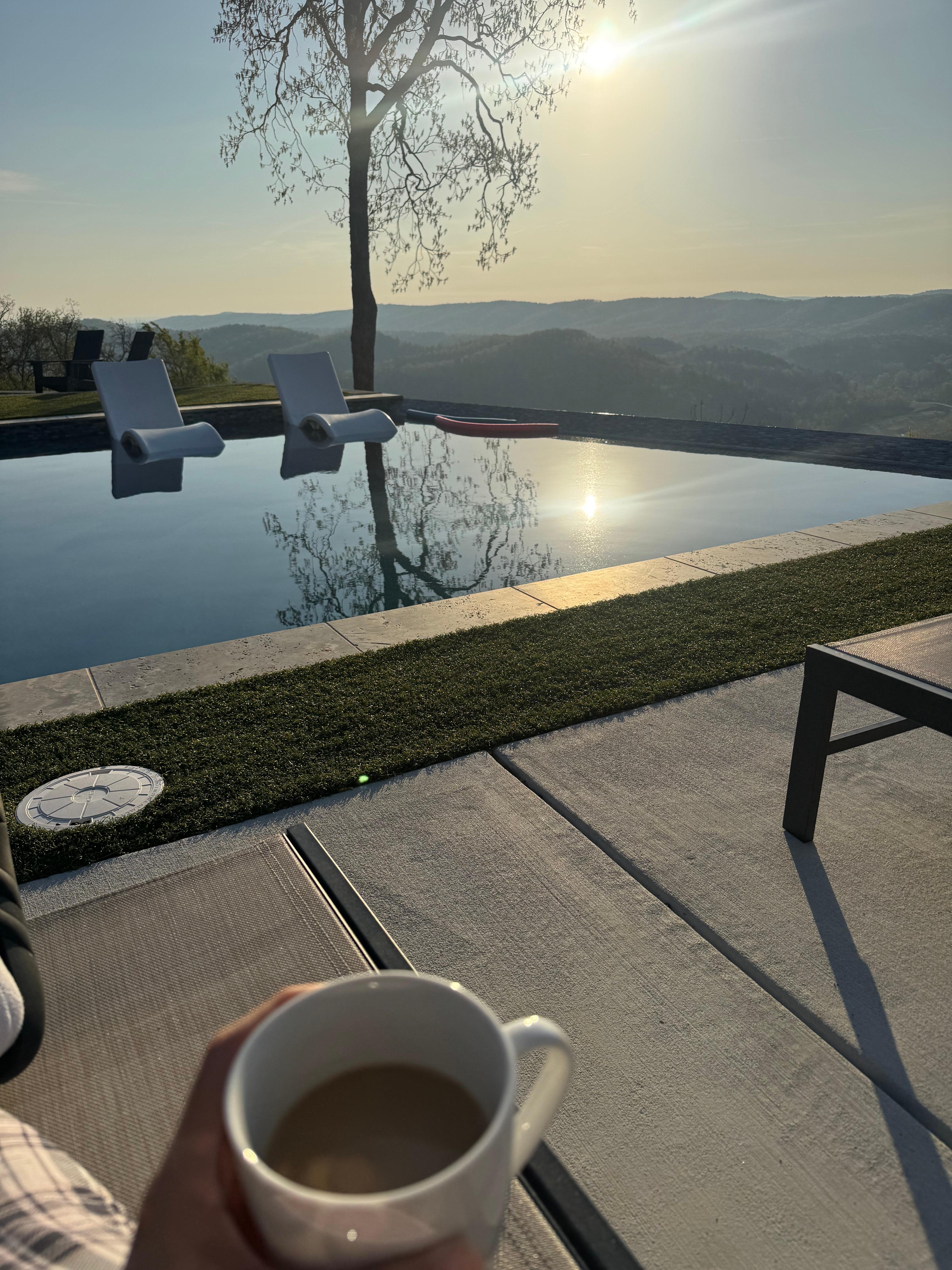 Perfect spot for morning coffee