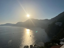 Solnedgång i Positano