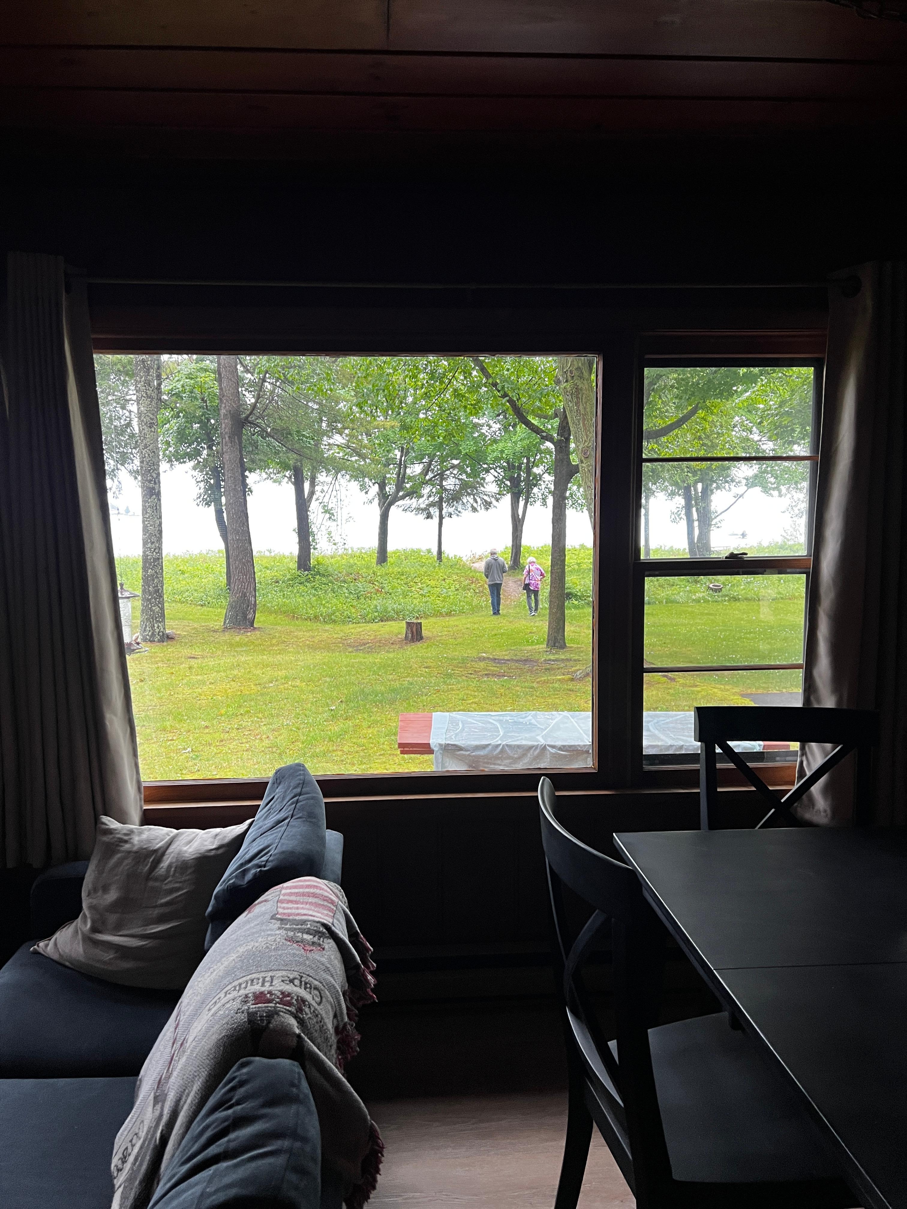 View of the lake from the condo 