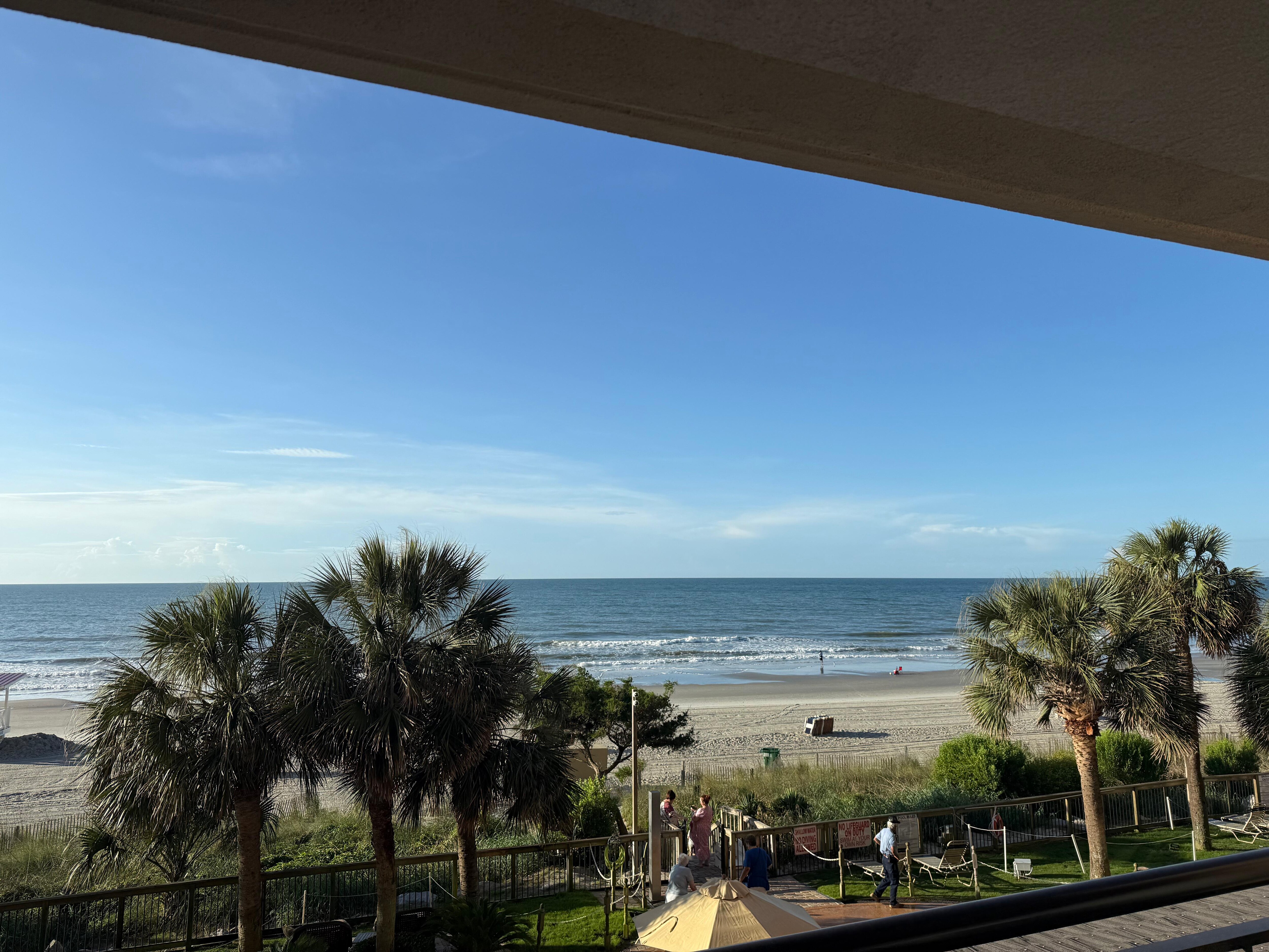 From the balcony 