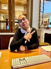 Reservation desk.