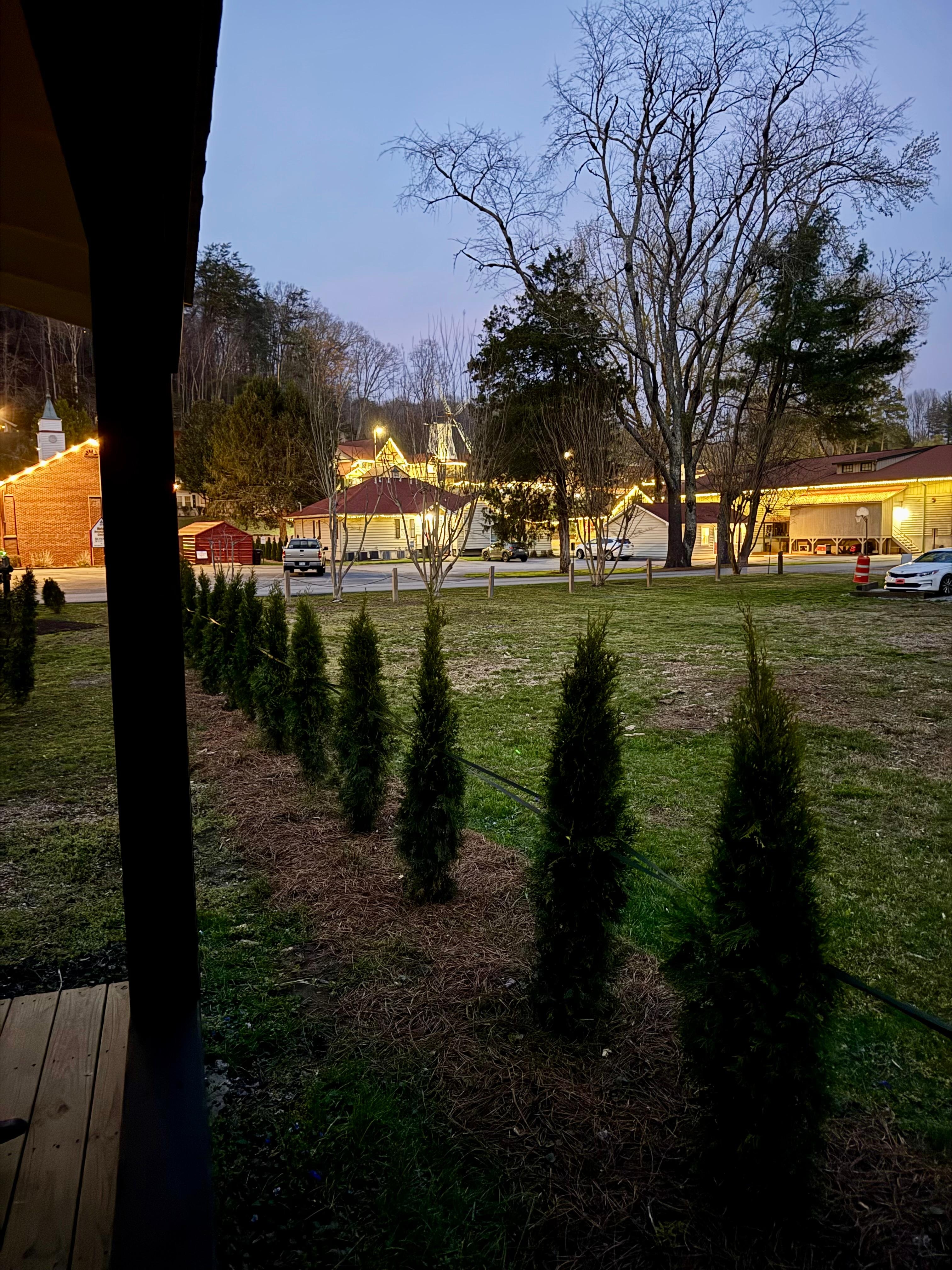 Pretty view at night!