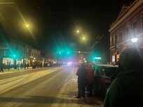 Short walk to Main Street for the Christmas light parade.