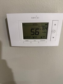 56 degrees inside the home.