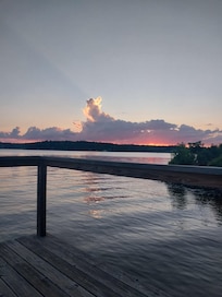Sitting and fishing was very peaceful