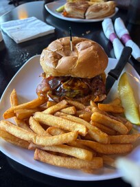 Barbecue bacon burger was good.