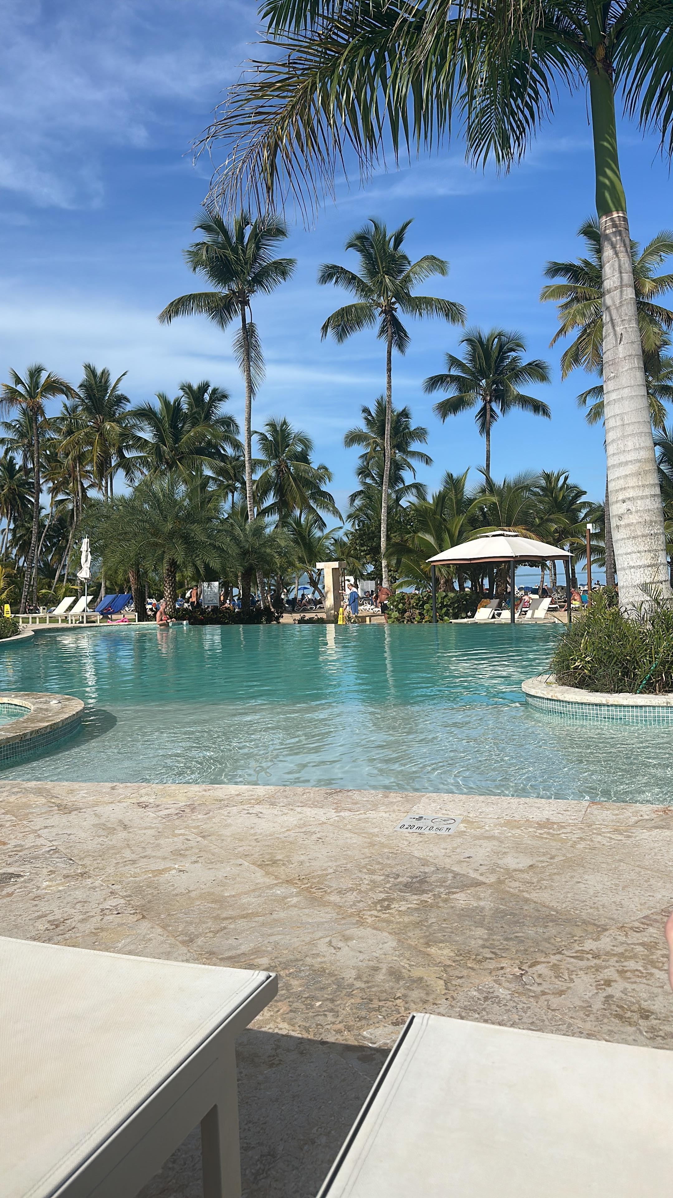 Vista desde la piscina 