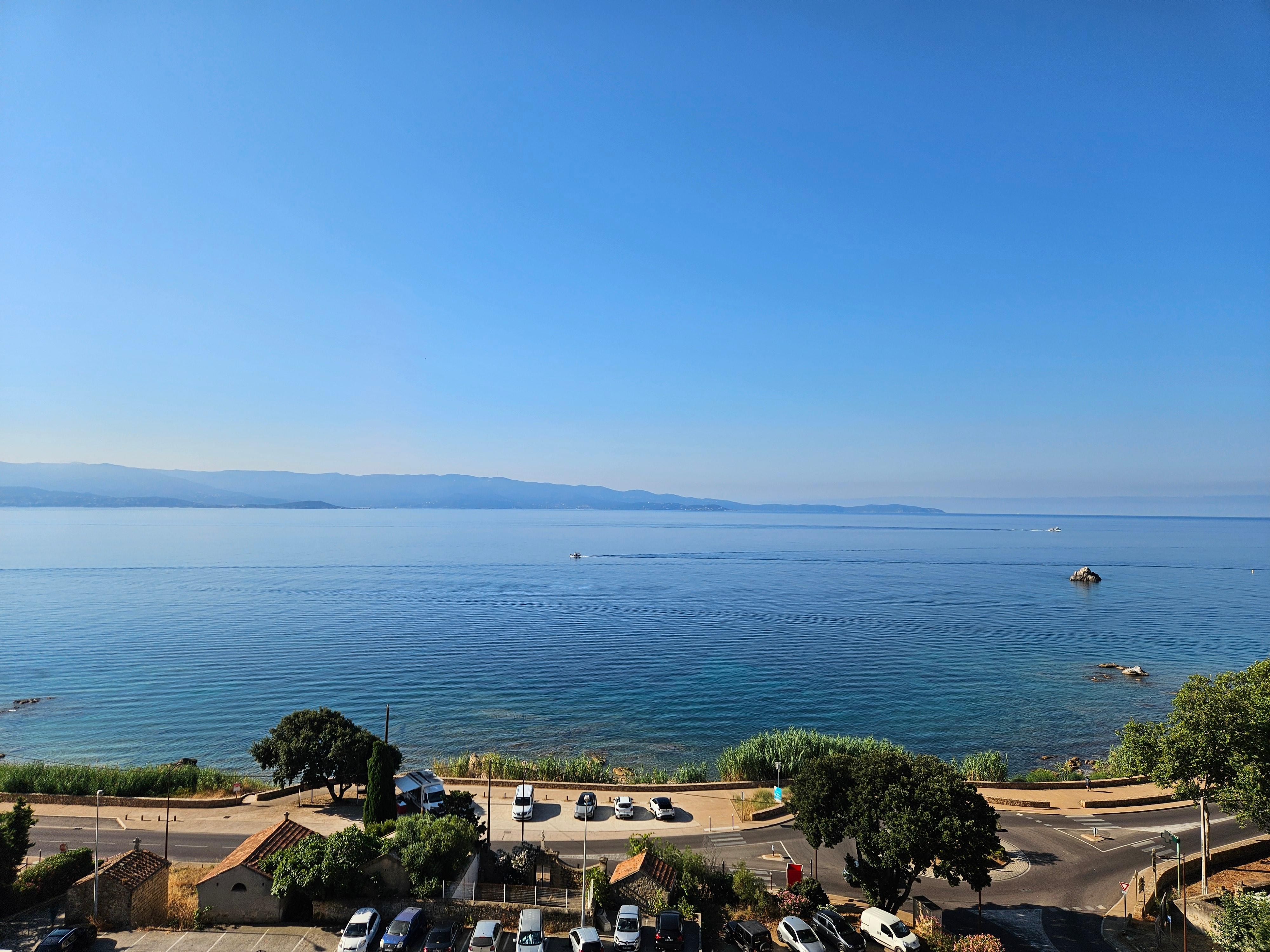 La vue de la terrasse.