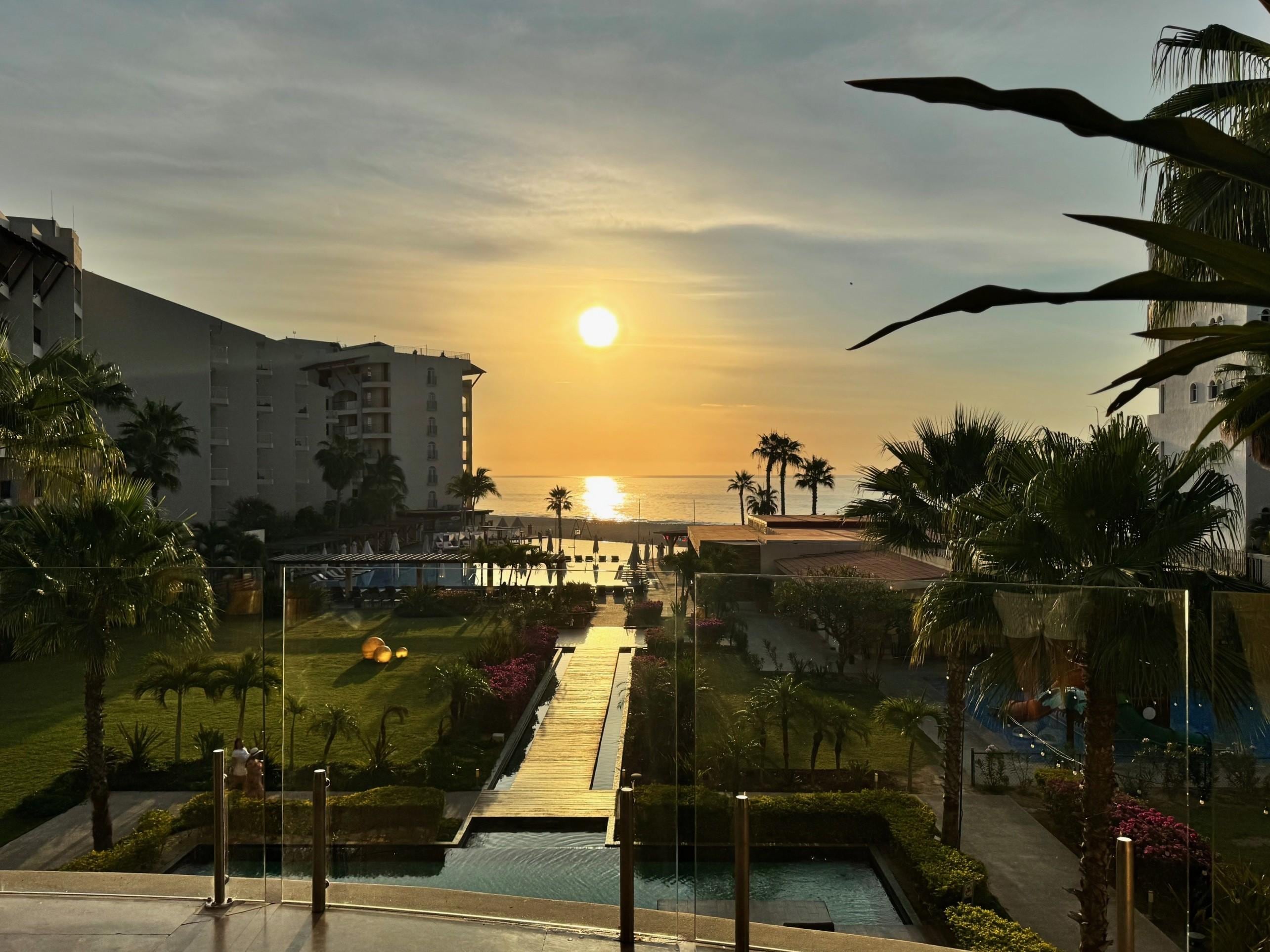 View from the Lobby toward the beach
