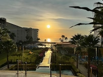 View from the Lobby toward the beach