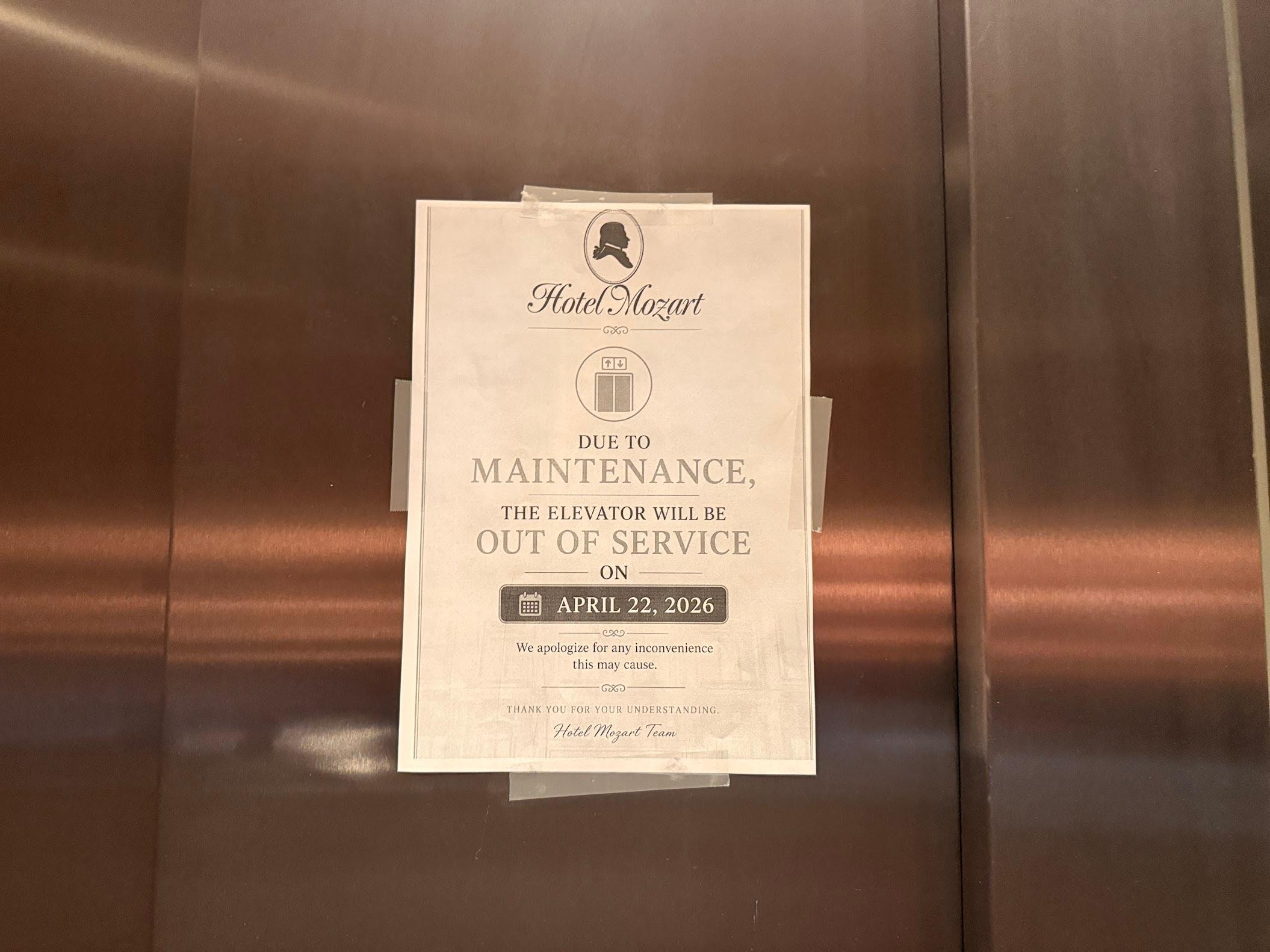 Closed for repairs