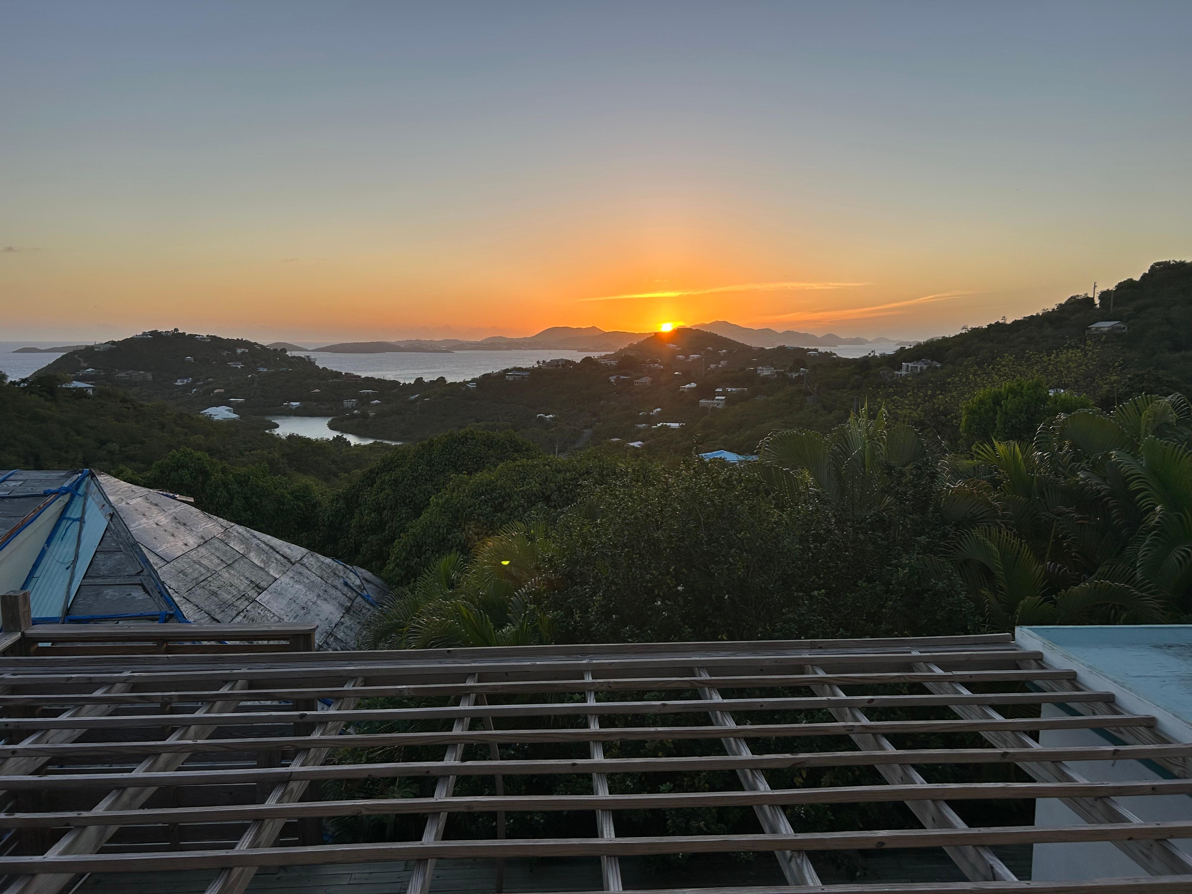 View from the deck off of the first/main floor. 