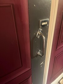 Chipped paint and dirty