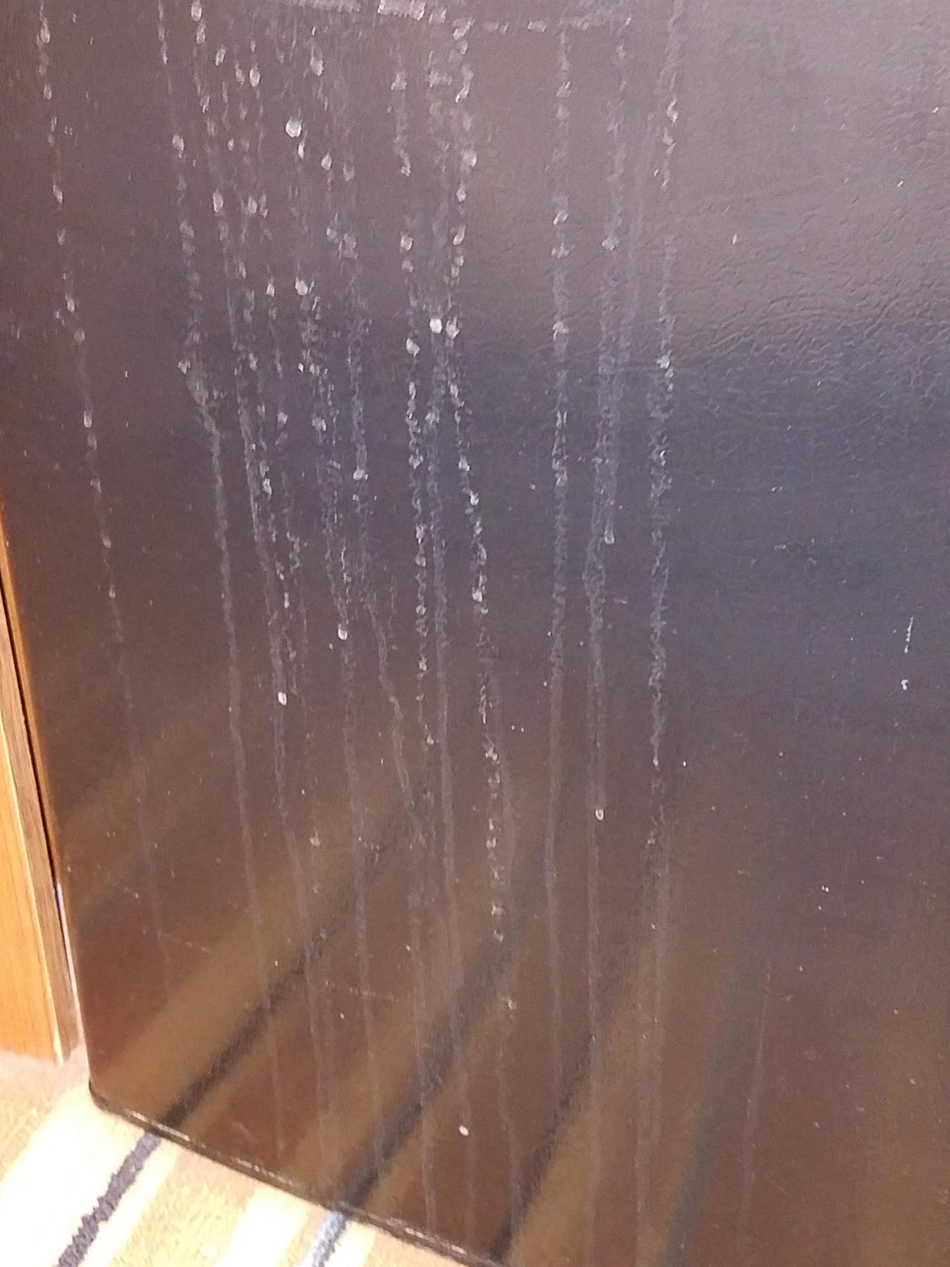 The carpet had a layer of dirt from never being properly vacuumed