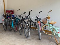 Bikes on the garage!