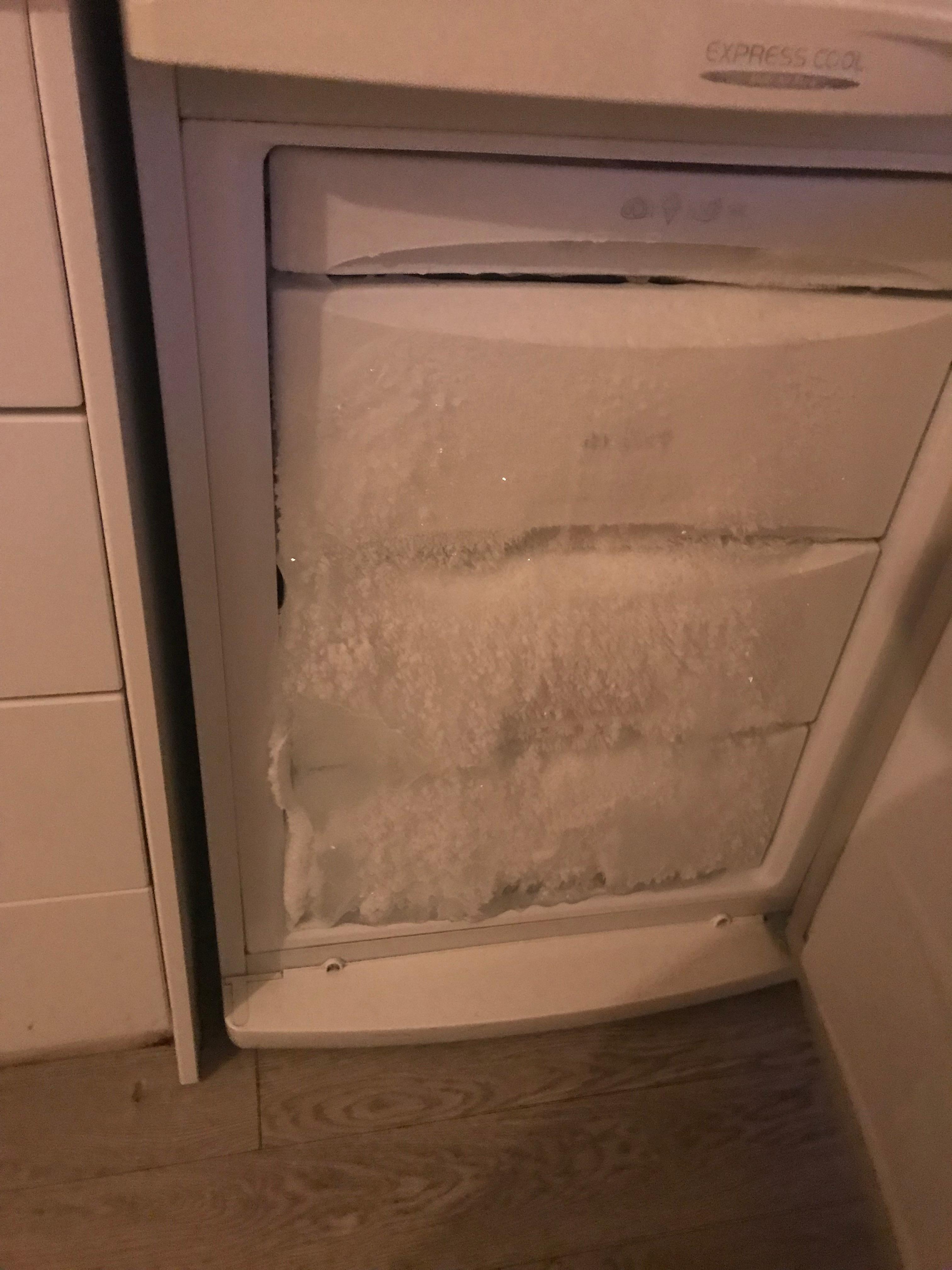 Freezer unusable.