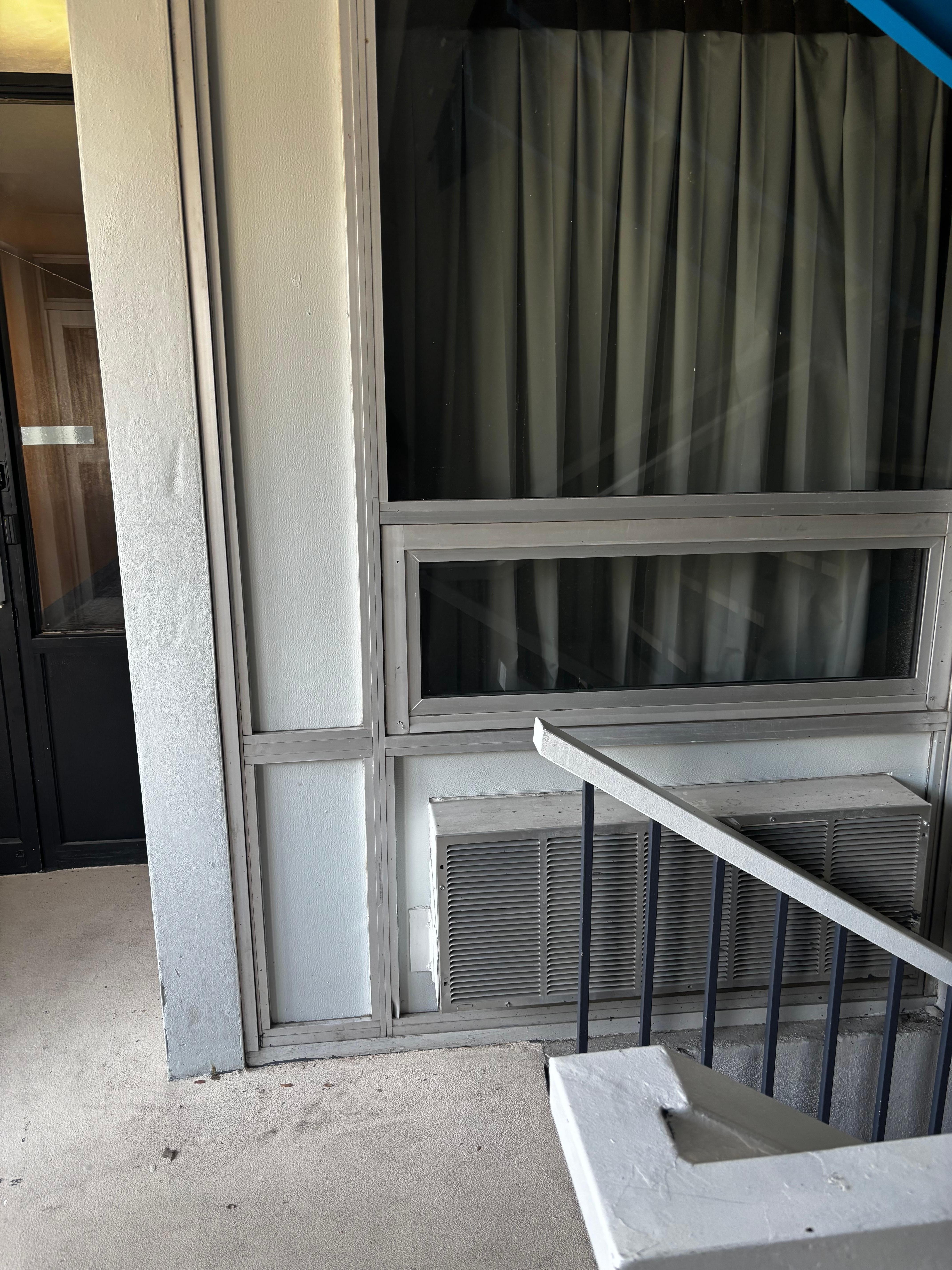 Our room … window was banged on all night 