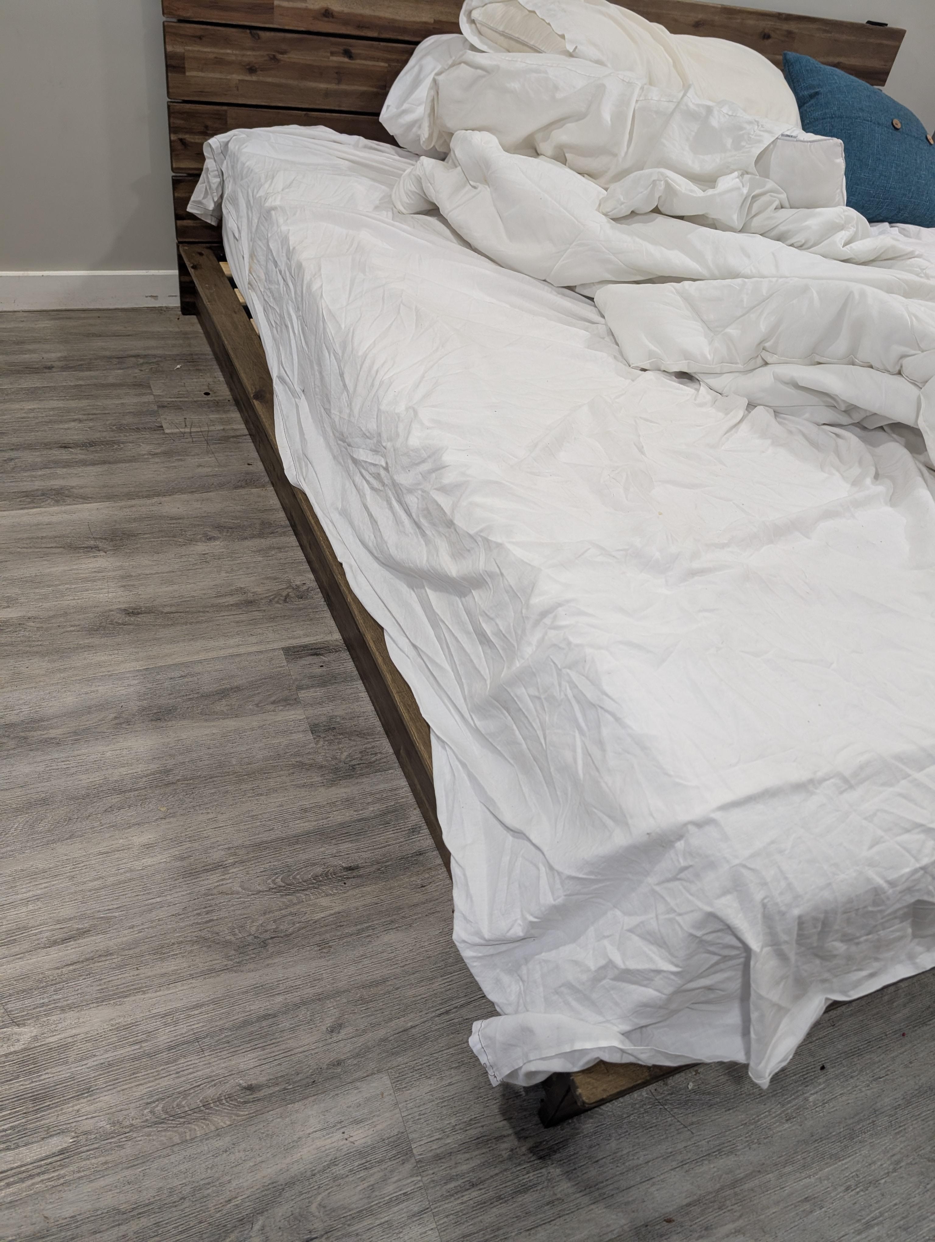 Not everyone is physically capable of getting up from the ground unaided, and this mattress was all but on the ground.