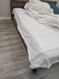 Not everyone is physically capable of getting up from the ground unaided, and this mattress was all but on the ground.