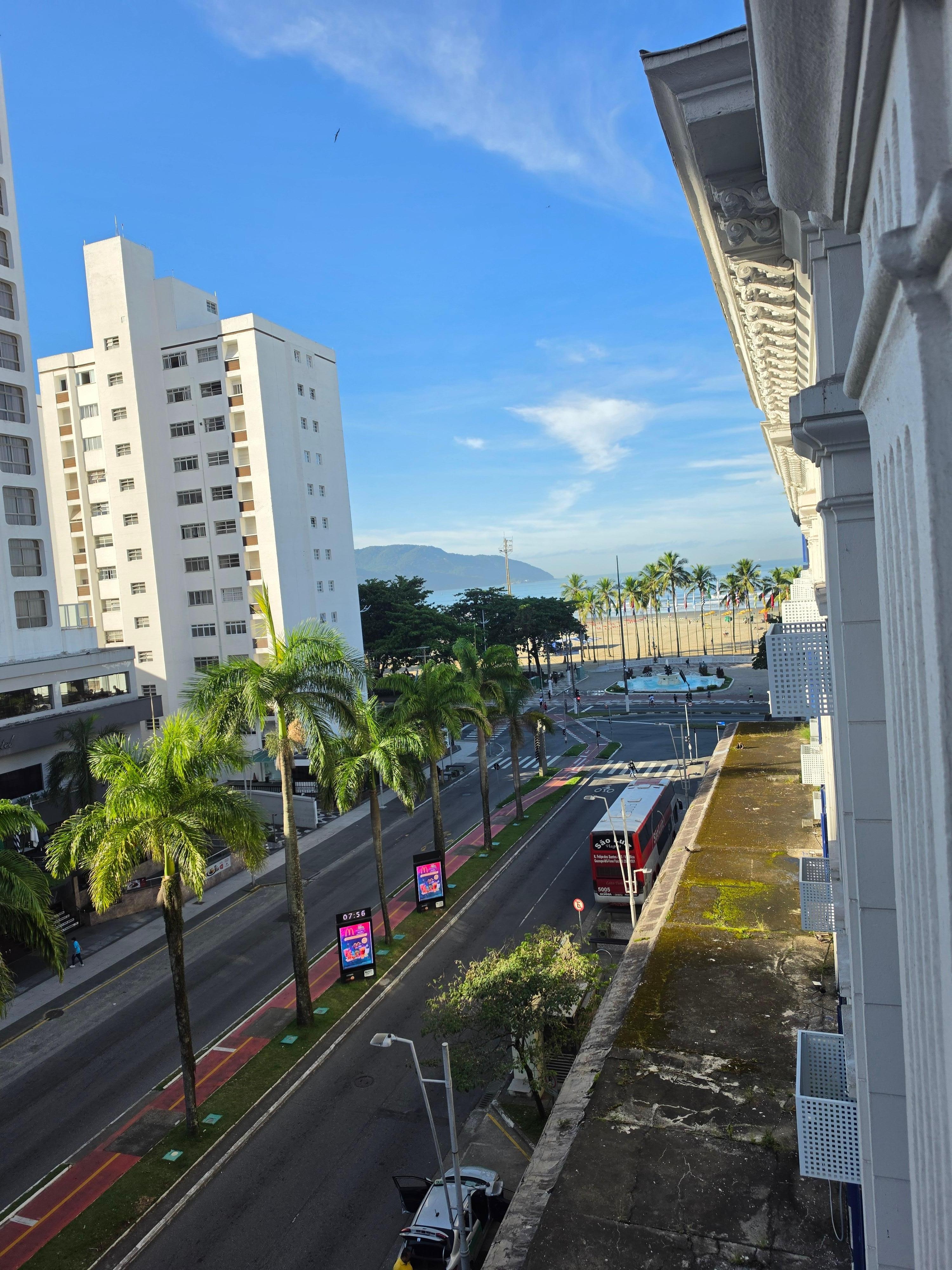 Vista da janela do quarto.