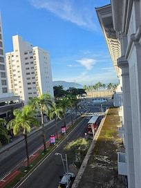 Vista da janela do quarto.