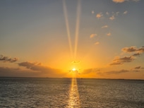 Magnificent sunsets.