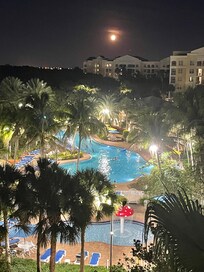View at night from my balcony