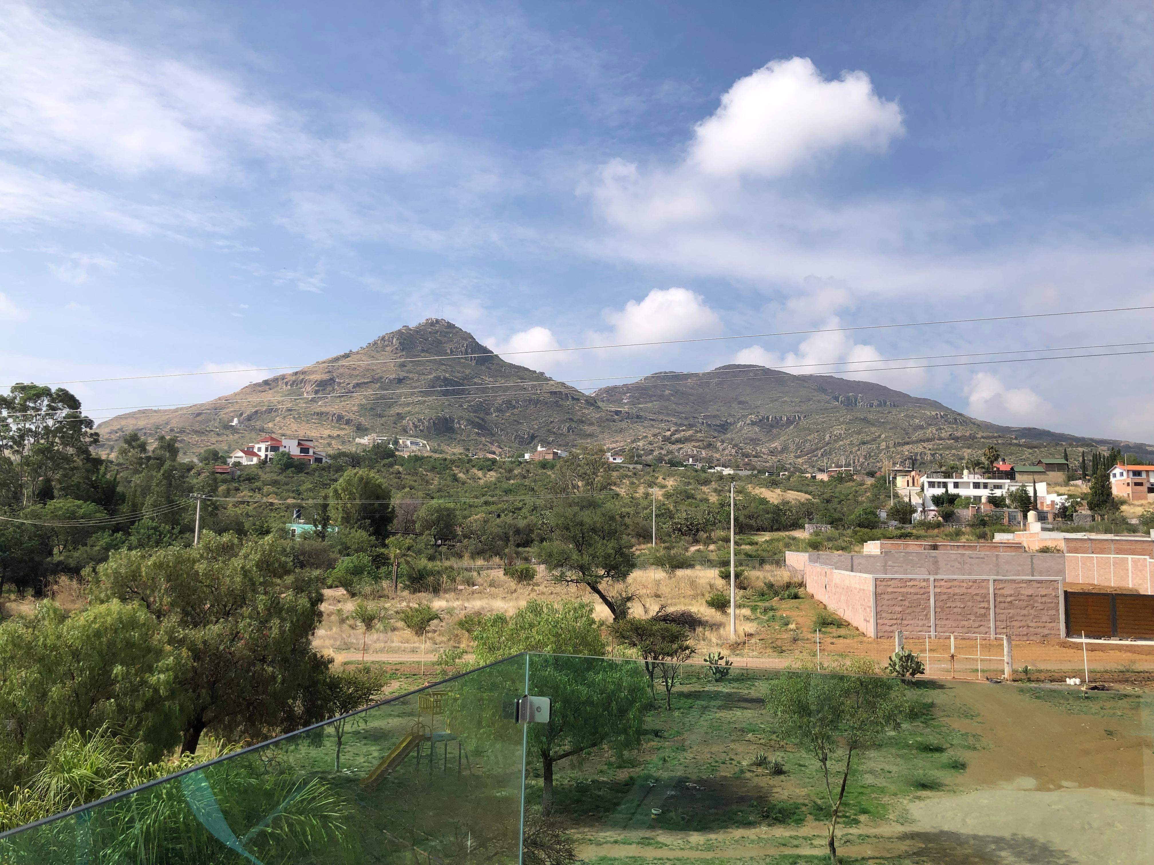 Bonita vista desde la
Parte de atrás de la terraza